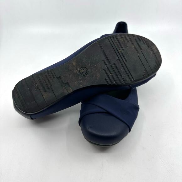 Baretraps Memory Foam "Mitsy" Slip On Flats WMNS US9M Navy Textile Comfort by - Picture 5 of 8